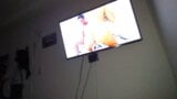 Femdom berkongkek dengan suami cuckold saya semasa membuatkannya menonton saya berkongkek dengan lelaki lain di tv snapshot 13