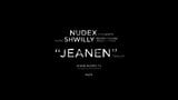 Sexy babe en jeans cortos para burlarse de nudex snapshot 5