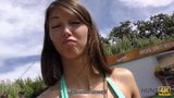 HUNT4K. Hunter meets girl on public beach and has anal sex.. snapshot 4