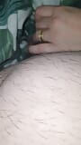 Step mom hand slip under blanket touching step son dick and handjob him snapshot 7