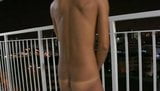 Asian Twink Wanking On a Balcony snapshot 1