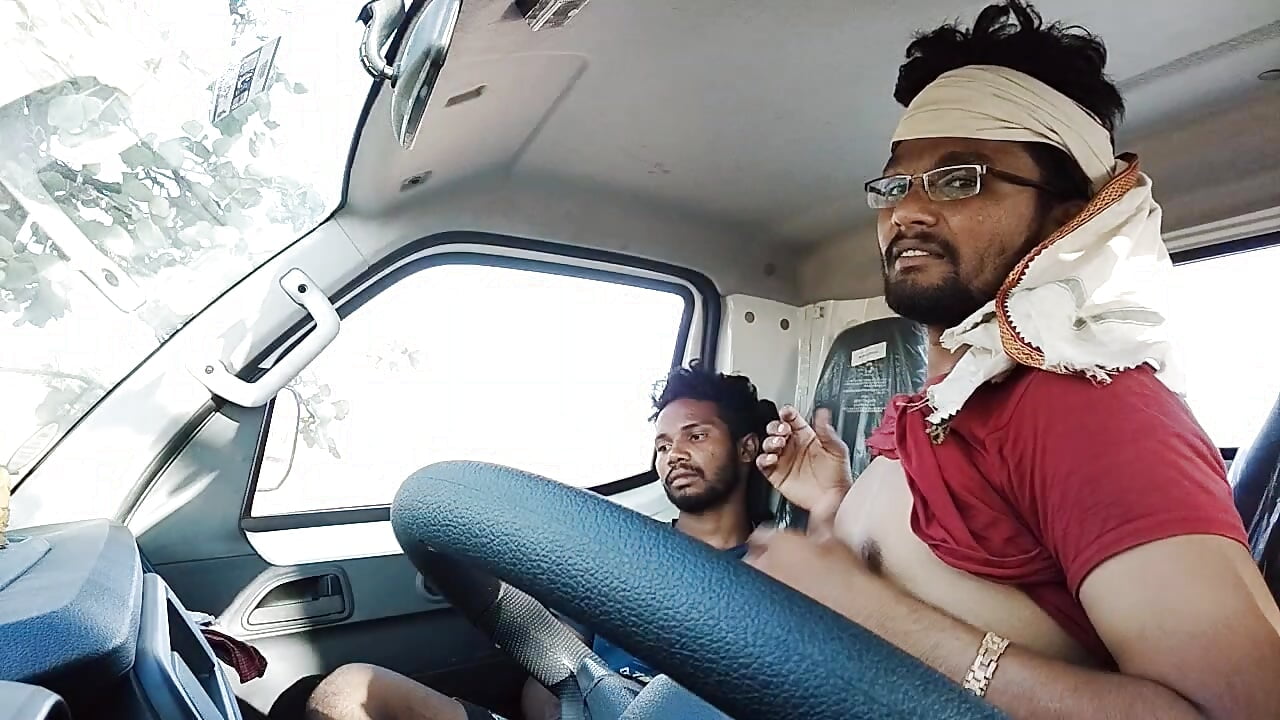 Highway Stop the Truck Driver was Not Getting Any Fare so He get Angry and  got His Ass Licked by the Boy Sitting Next to Him: Gay Porn | xHamster
