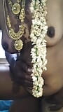 Tamil wife strong doggy with jewel and flower snapshot 10