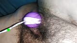 Willing slut gets it with love balls snapshot 2