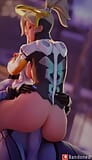 Mercy chevauche la grosse bite bleue de futa widowmaker snapshot 2