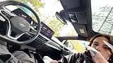 FUCKING IN A CITY TAXI WITH A DRIVER snapshot 14