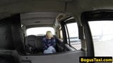 Echte Britse taxi babe bent overgekomen en geneukt snapshot 5