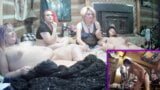 (P. 2 of 2) Creampie Orgasm Ending! 2 CAM, 5way ORGY: Mistress Cy's House of Whorrors Transbian Kink Sex XXX 666 23 13 snapshot 14