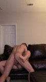 Hot amateur pair fucking on couch snapshot 15