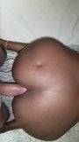 Ebony GF hard in the ass snapshot 2