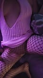Getting fucked in fishnets and a slutty dress - Mama_Foxx94 snapshot 1