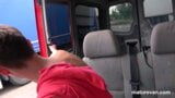 Fat cougar eager for fresh cock in a van snapshot 8