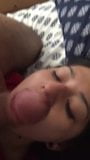 lucky latina gets bbc load right in the face snapshot 1