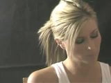 Smoking hot young blond blowing oh so hot smoke! snapshot 8