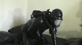 Full rubber and gasmask breathplay snapshot 6