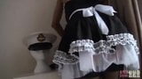 Dirty sexy maid deep throats cock making sticky mess on tits snapshot 2