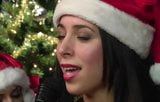 Nude female Christmas singer snapshot 2