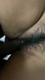 Filipina, haariger Muschi-Creampie snapshot 9