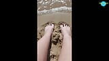 Pinky Pussy with Sand between her Toes snapshot 11