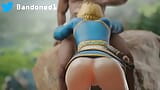 Princess Zelda Sucking A Big Black Cock snapshot 1