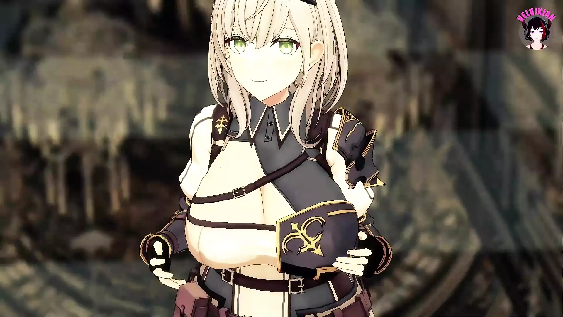 白金ノエル-巨乳セクシーダンスと段階的な脱衣