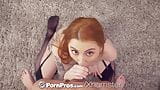 Pornpros - ruiva magra sexy implora por explosão facial snapshot 13