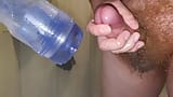 Chubby ginger milks fat hairy cock! (slow motion) snapshot 13