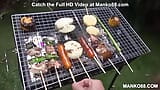 Japonská dívka si užívá své první bbq snapshot 3