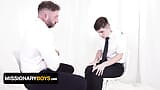 Interrogations Leads to Temptation by Missionary Boys Featuring Muscled Madison & Harrison Todd snapshot 3