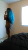 Big Booty Slut Blue Hair snapshot 1