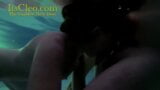 Dick chupando sirenas su cleo y annie knight leche polla en h20 snapshot 10