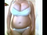 Incredible giant big tits posing on webcam snapshot 3