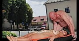 SESSO BOLLENTE IN UNA PIAZZA PUBBLICA CON ADAMANDEVE E LUPO snapshot 10