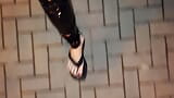 Latex legging - openbare travestiet snapshot 4