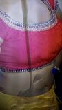 cum on Poorna Navel and face snapshot 10