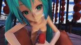 Handjob and blowjob from anime cute girls (Colorful 3D ) snapshot 1