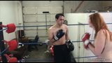 Femdom Boxing Beatdown - Wimp Gets Smashed snapshot 19