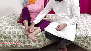 सौतेली बेटी के साथ देसी सौतेले पिता ...
