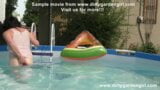 Dirtygardengirl - fisting anale e prolasso in piscina snapshot 8