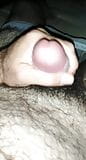 Hairy dick, how nice it is to wake up with a super hard dick, touch yourself until you masturbate and get all the semen snapshot 2