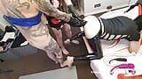 Deep anal fisting my boy toy with MILF Lisa and TGirl Charlotte snapshot 11