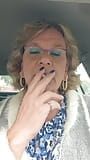 Enjoying a cigarette snapshot 5