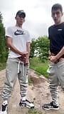 STRAIGHT DUDES HANDJOBS OUTDOOR snapshot 5