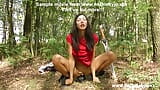 Seksowny wiking hotkinkyjo rucha jej tyłek grubym dildem z mrhankey i wypadaniem odbytu w lesie snapshot 8