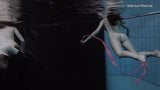 Andrejka and Aneta swim naked in the swimming pool snapshot 12