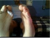 Straight guys feet on webcam #100 snapshot 14