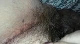 Close up of Margaret's hairy pussy snapshot 3