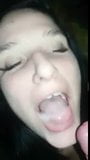 Menina polonesa engolindo todo o esperma no fundo da garganta snapshot 10