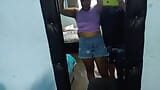 admirando la belleza de mi pareja mientras se esta cambiando la ropa snapshot 1