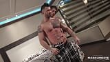 Maskurbate - Tatted Newbie Dicked Down By Muscle Hunk snapshot 1